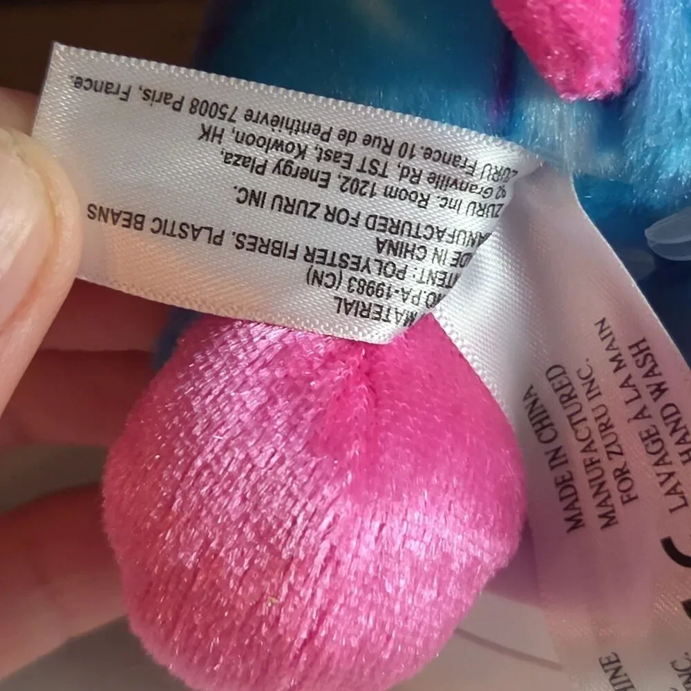 Zuru CoCo Surprise Neon Cone Poppy The Dog Blue & Pink Plush W/ Surprise Inside